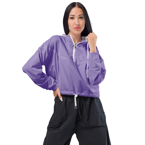 Coachella Lavender Cropped Windbreaker pattern preview