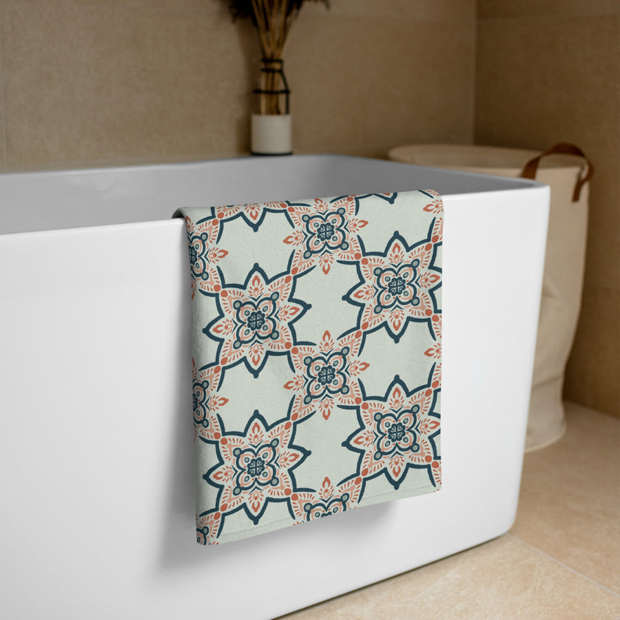 Star Souk Beach Towel mockup 1