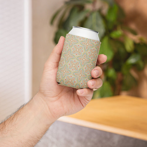 Butterfly Wave Can Cooler mockup 1 pattern preview