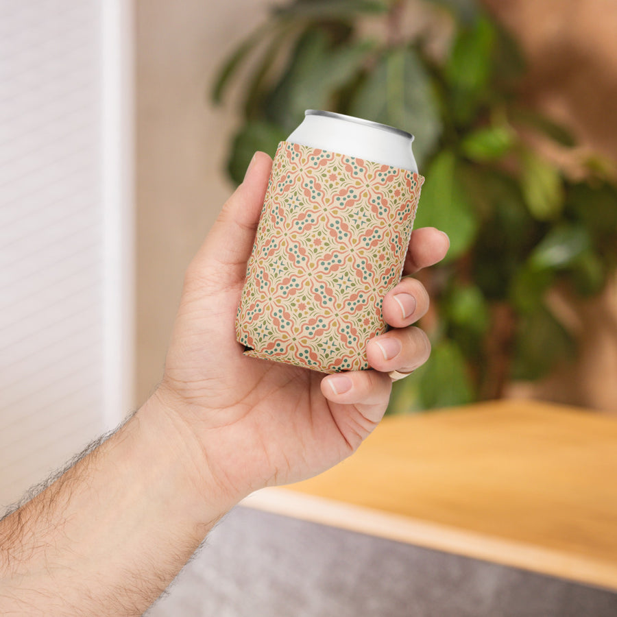 Serpentine Bloom Can Cooler mockup 1