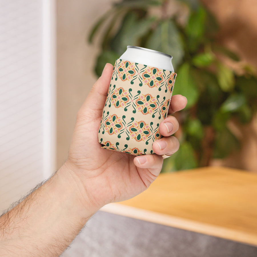 Forest Butterfly Tile Can Cooler mockup 1