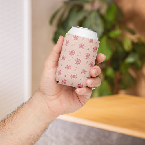 Delicate Romance 4 Can Cooler mockup 1 pattern preview