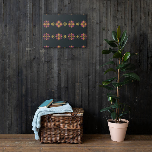 Disco Star Scatter Canvas mockup 1 pattern preview