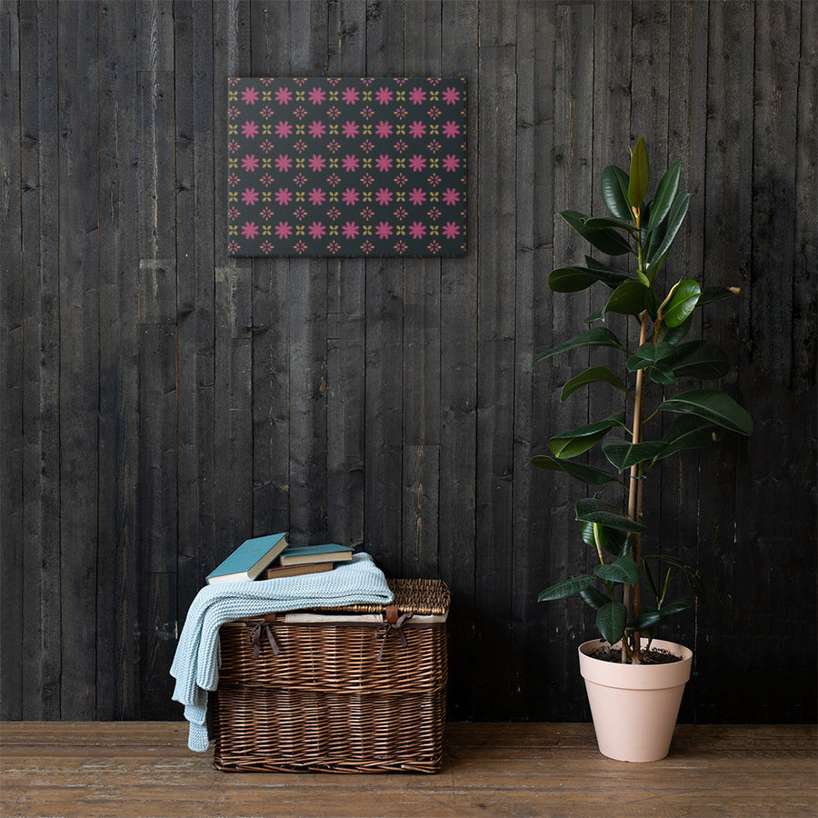 Disco Petal Scatter Canvas mockup 1