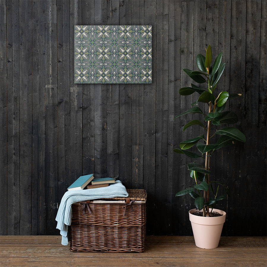 Midnight Folk Tile Canvas mockup 1
