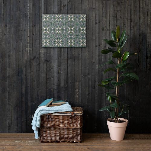 Midnight Folk Tile Canvas mockup 1 pattern preview