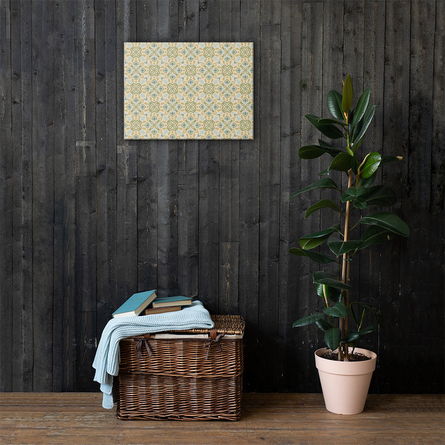 Garden Clover Cross Canvas mockup 1