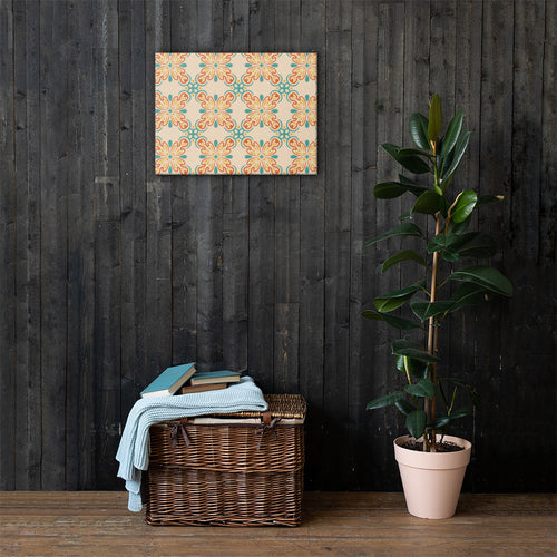 Citrus Tile Canvas mockup 1 pattern preview
