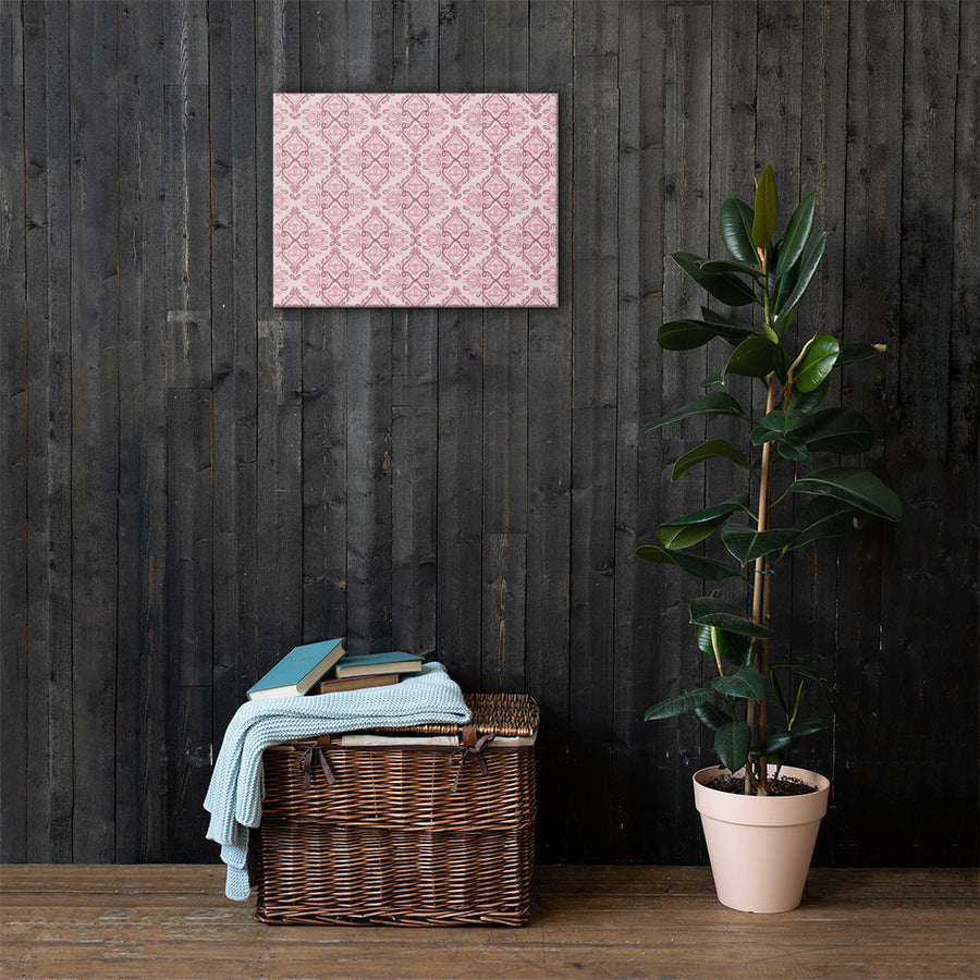Rose Damask Canvas mockup 1
