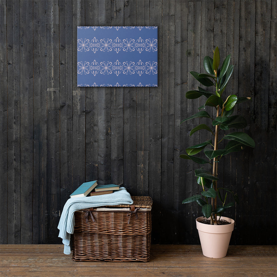 Leaf Damask Canvas mockup 1