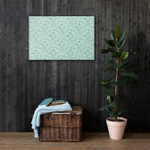 Teal Vine Damask — 24