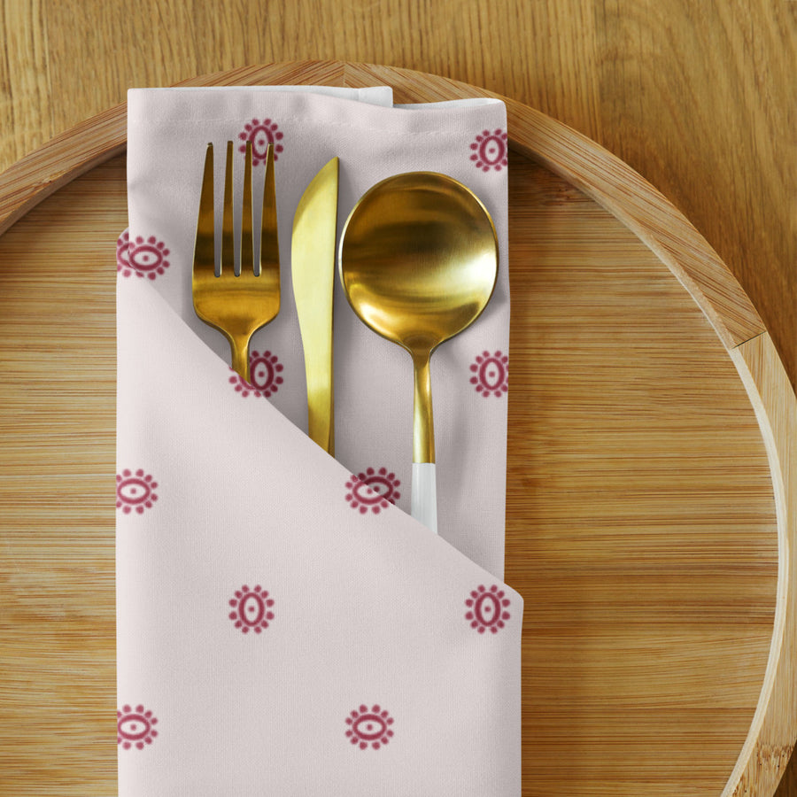 Alison Eye See The Light Cloth Napkin Set mockup 1