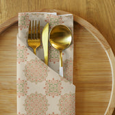 Peach Paisley Tile