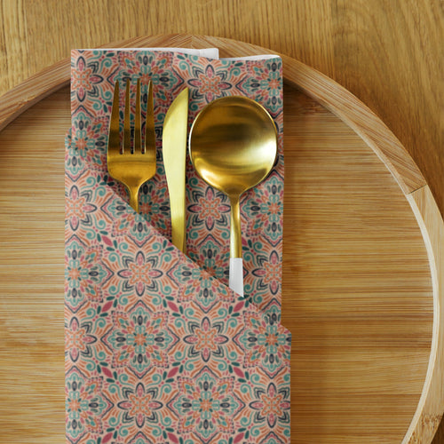 Picnik Fiesta Cloth Napkin Set mockup 1 pattern preview