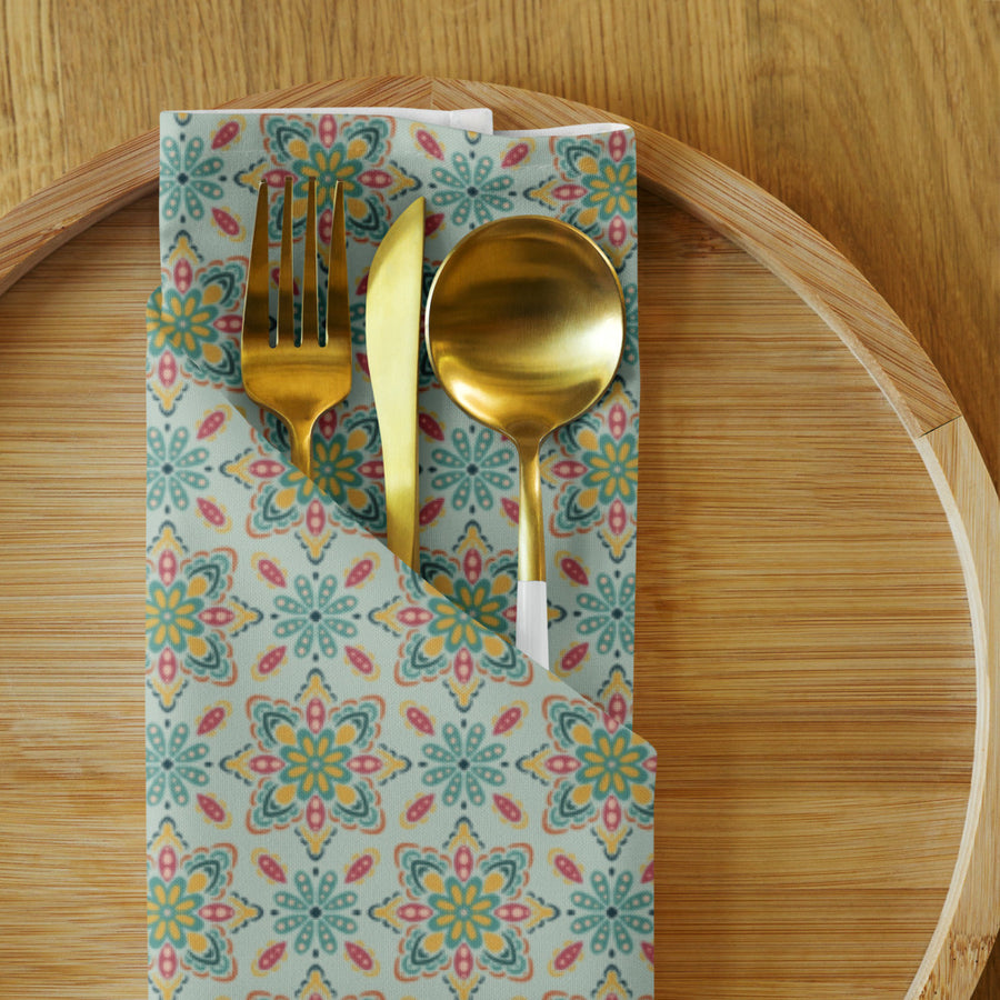 Spice Market Cloth Napkin Set mockup 1