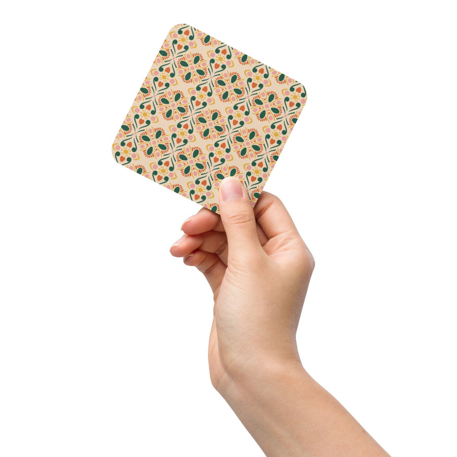 Sunheart Tile Coaster mockup 1