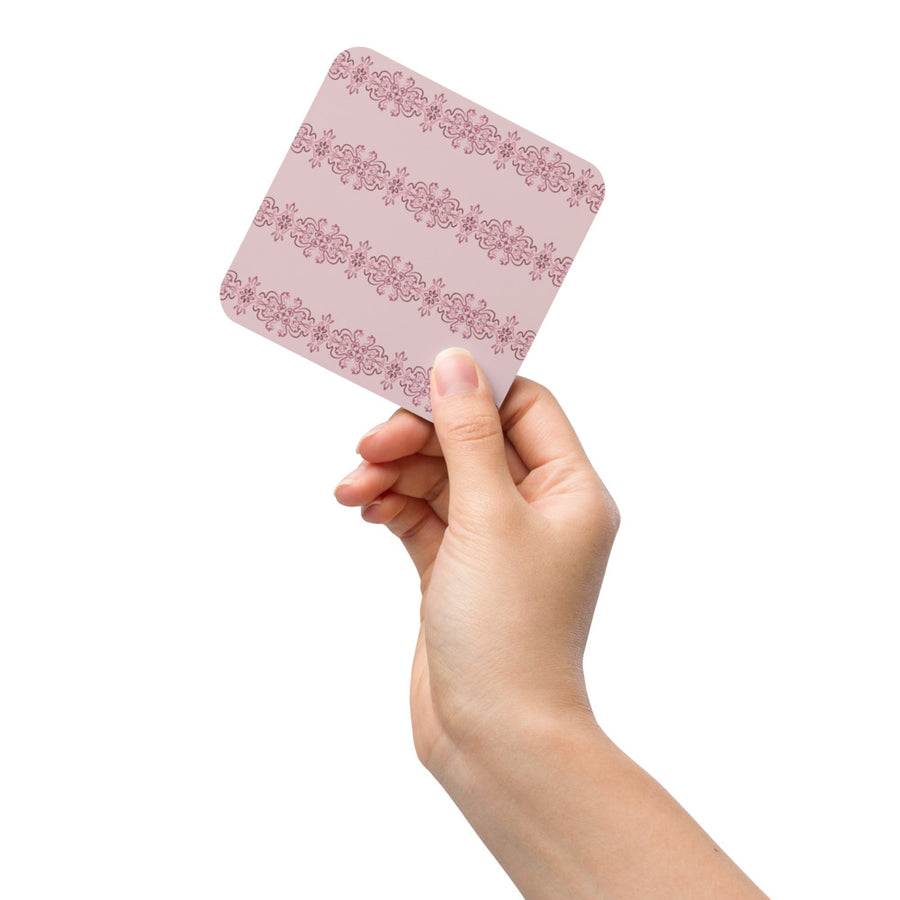 Rose Band Coaster mockup 1