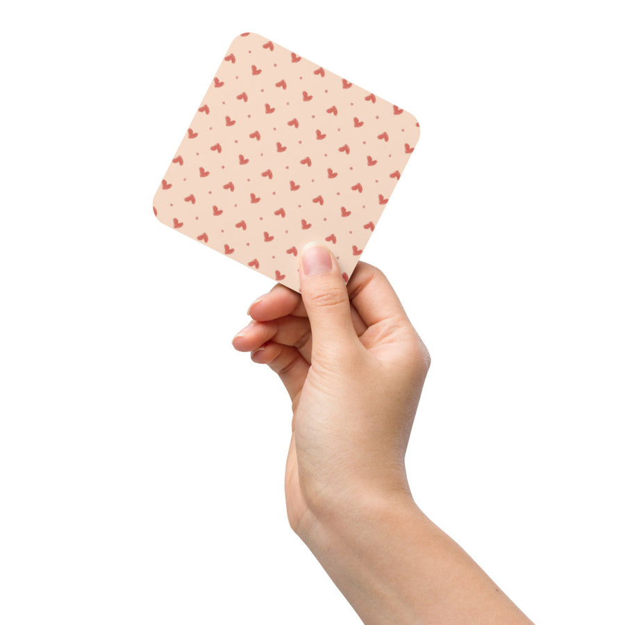 Delicate Romance 1 Coaster mockup 1