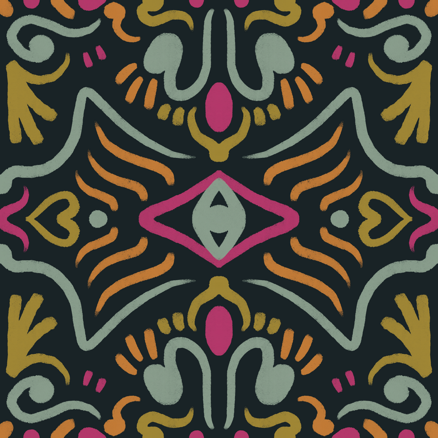 Dark Folk Eye AOP Leggings mockup 2