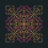 Disco Scrollwork