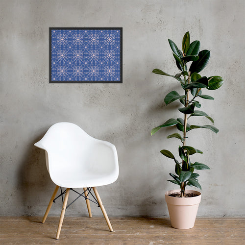 Wild Hearts Framed Matte Poster mockup 1 pattern preview