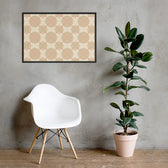 Peach Paisley Tile — 24