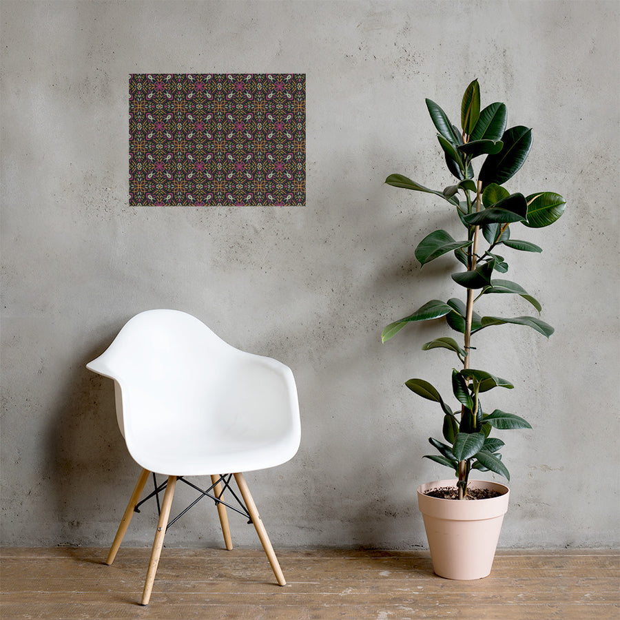 Disco Cross Matte Poster mockup 1