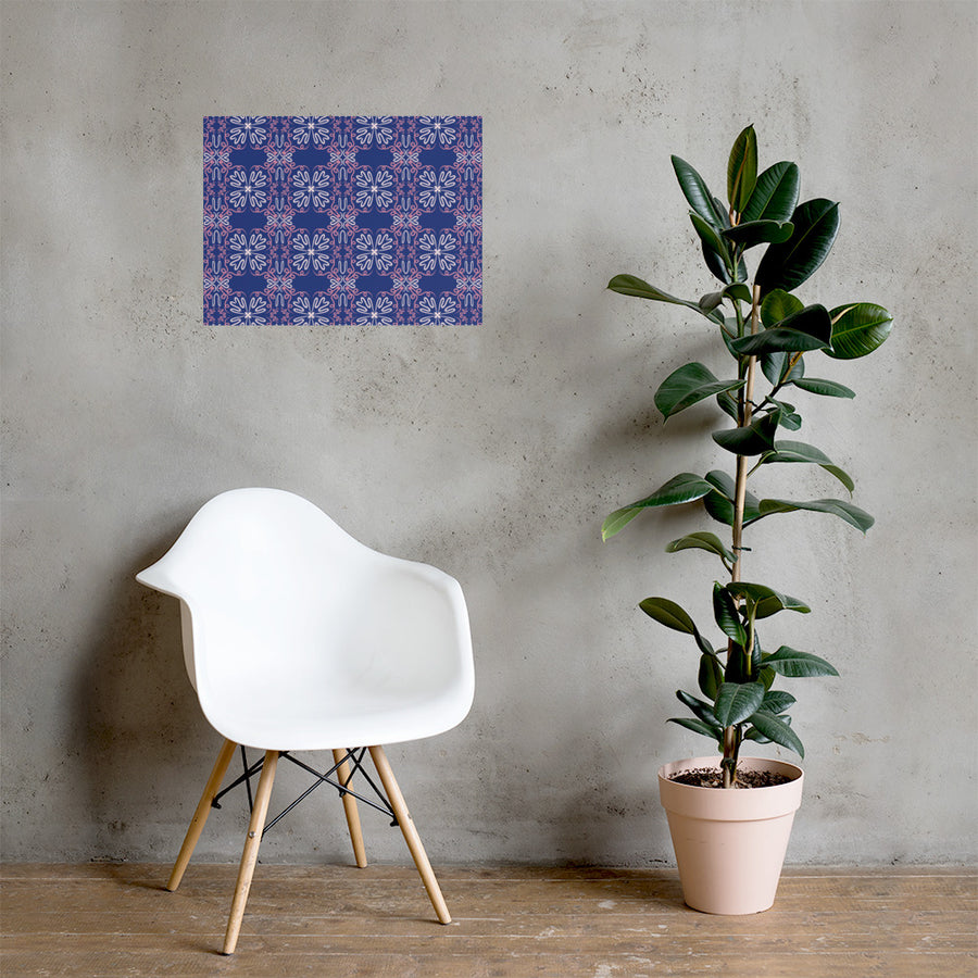 Night Bloom Matte Poster mockup 1