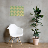 Green Petal Tile — 18