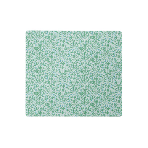 Teal Vine Damask Mouse Pad mockup 1 pattern preview