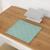 Teal Vine Damask