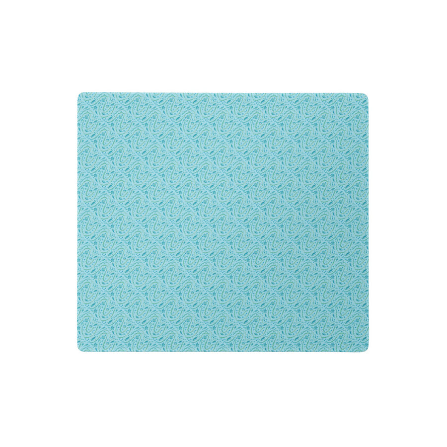 Aqua Vine Scatter Mouse Pad mockup 1