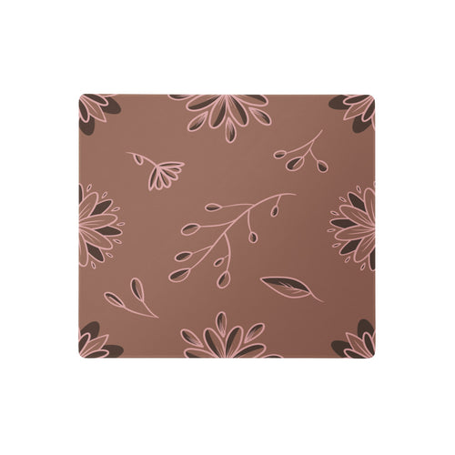 Mocha Botanical Mouse Pad mockup 1 pattern preview
