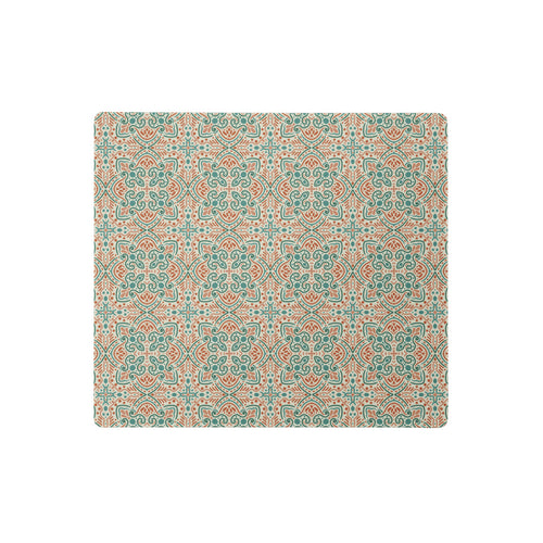 Teal Scroll Tile Mouse Pad mockup 1 pattern preview