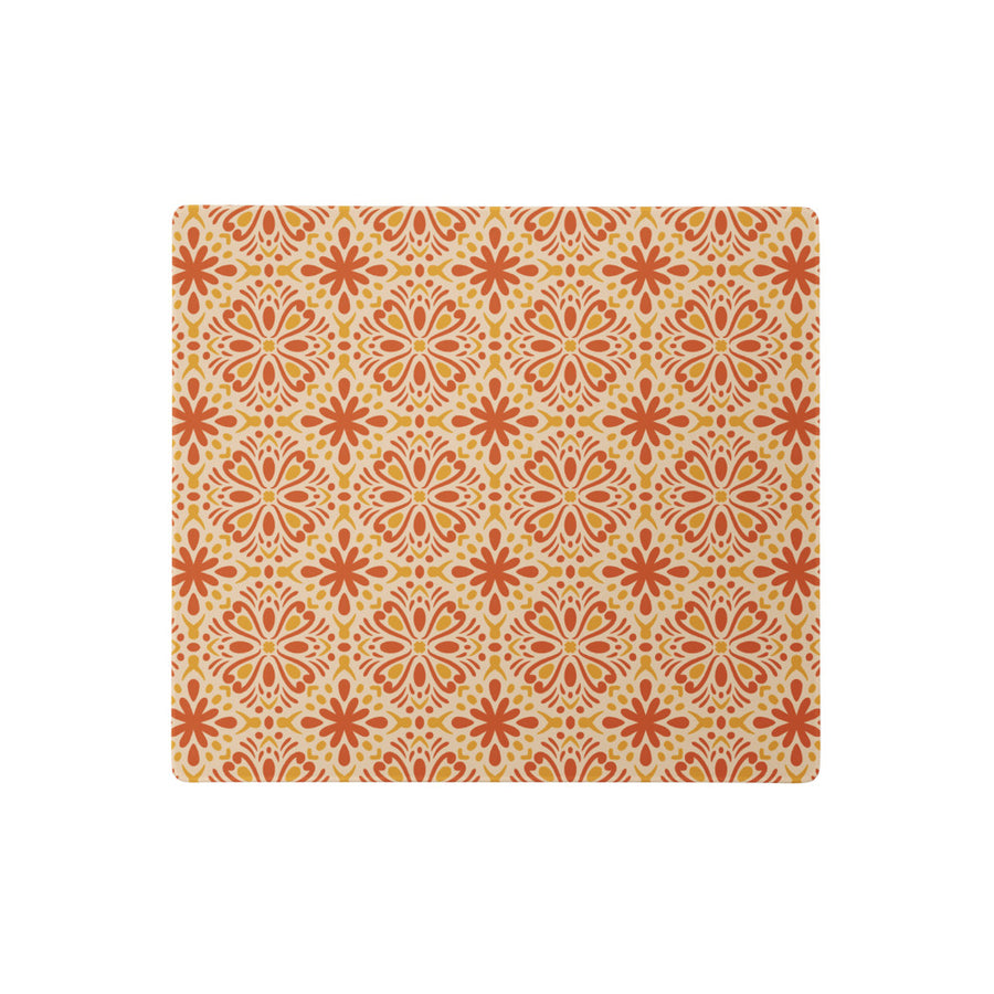 Tangerine Folk Mouse Pad mockup 1