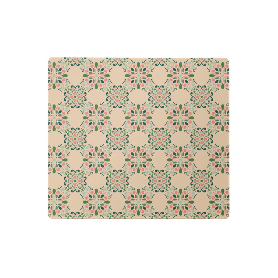 Rose Garden Tile Mouse Pad mockup 1
