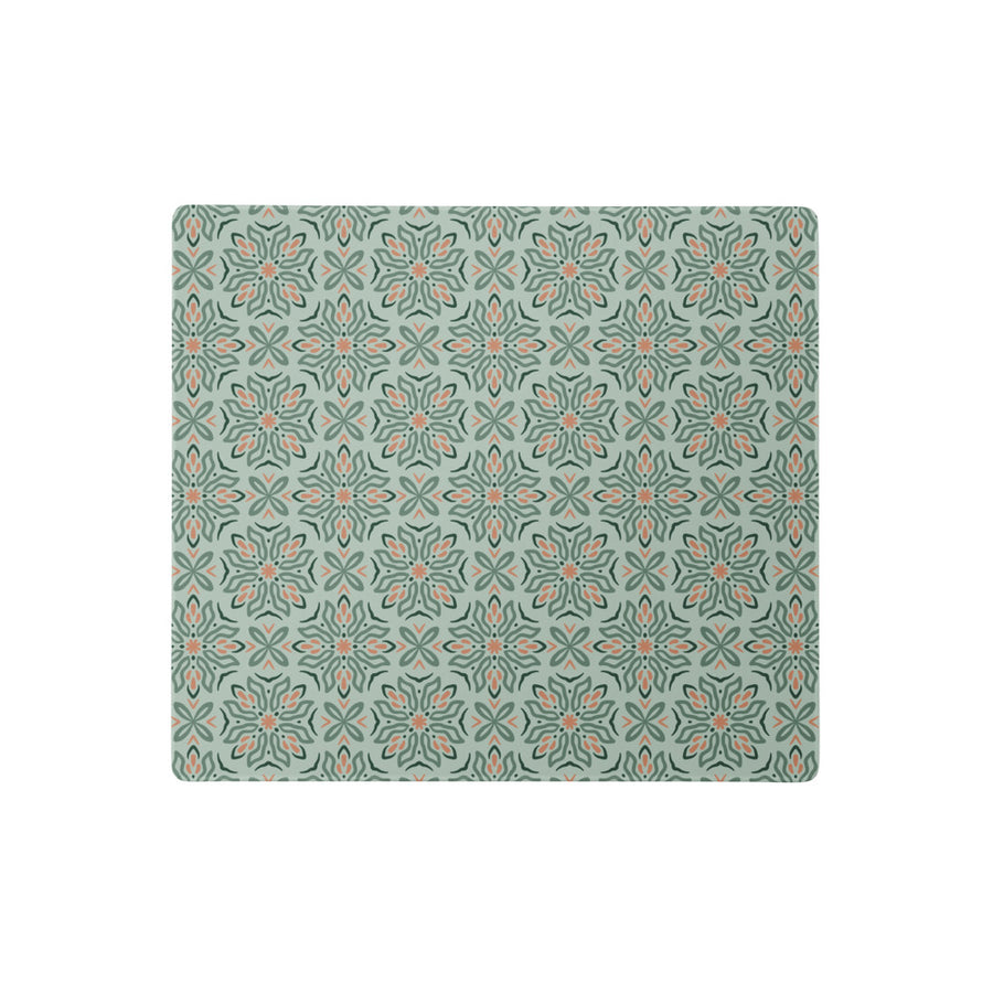 Mint Botanical Mouse Pad mockup 1