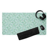 Teal Vine Damask