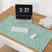 Teal Vine Damask