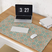 Teal Scroll Tile