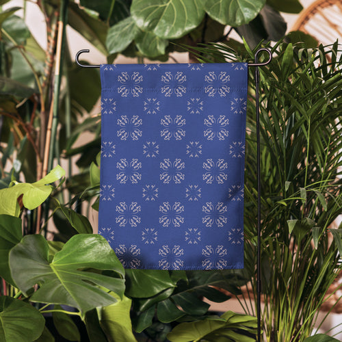 Calligraphy Cross Garden Flag mockup 1 pattern preview