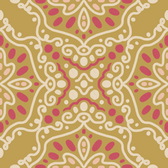 Golden Damask Tile