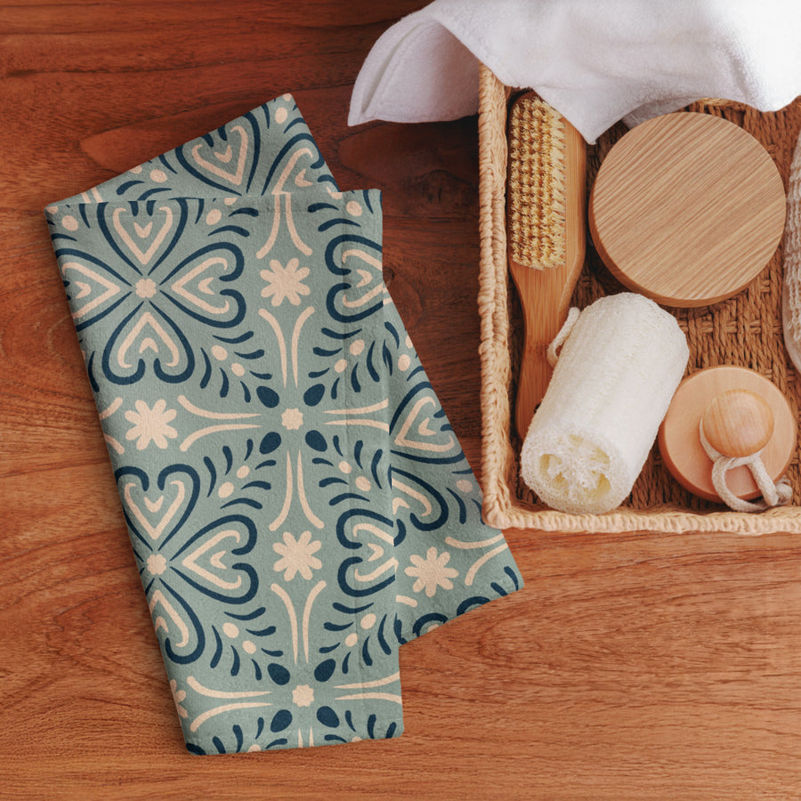 Heart Of The Souk Hand Towel mockup 1