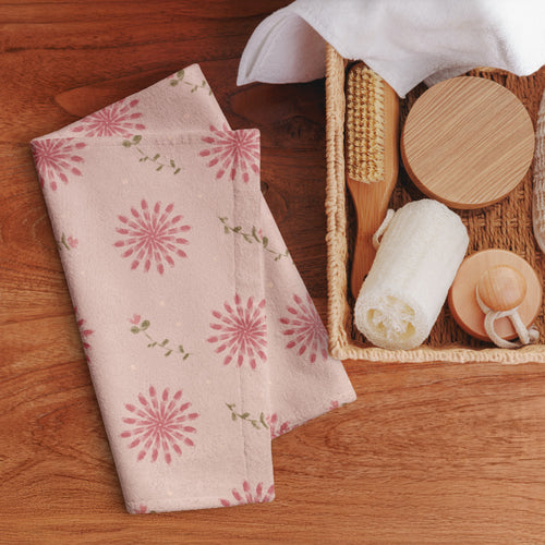 Delicate Romance 4 Hand Towel mockup 1 pattern preview