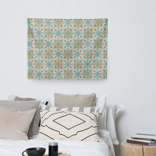 Spice Market Wall Tapestry mockup 1 pattern preview