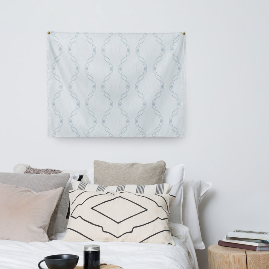 Misty Damsel The Vines Know Wall Tapestry mockup 1