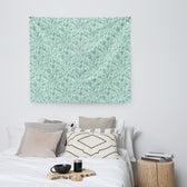 Teal Vine Damask — 50