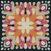 Inkblot Medallion