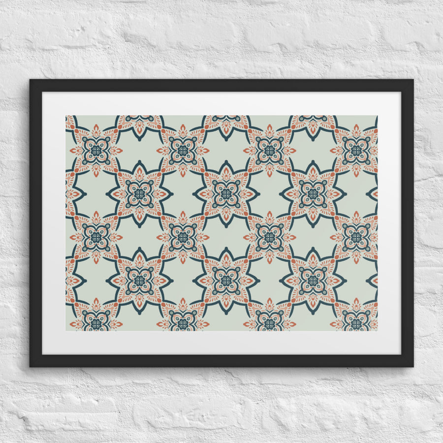Star Souk Matted Framed Poster mockup 1