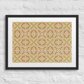 Golden Damask Tile — 18
